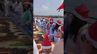 World's First Floating Cake Mixing Ceremony @kumarakomlakeresortkerala❤️