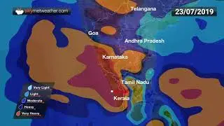 Kerala rains forecast for a week, until July 26 | Skymet Weather