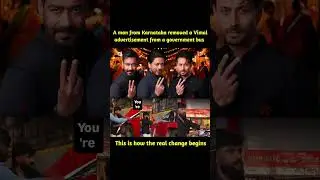 A man from Karnataka won hearts after he removed a Vimal aCause