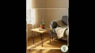 Industrial Style Rustic Wood Coffee Table | Hairpin Legs | Handmade UK