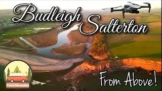 Budleigh Salterton Beach Wetlands From Above | Devon