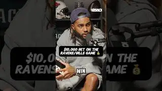 $10,000 Bet On Ravens/Bills Game! 😮