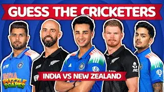 Guess the Cricketer: India vs NZ Edition! Can You Guess These 35 Indian & NZ Cricketers?🏏