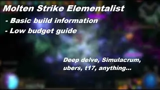 Poe 3.27 - Deep delve - Molten Strike Elementalist