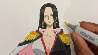 How to Draw Boa Hancock | Step-by-Step One Piece Tutorial