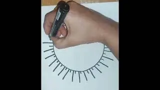 Easy sun drawing || sun ki drawing @Drawingwithmanju  #sun #sunset #easy 