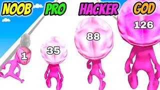 Brain Rush 3D - NOOB vs PRO vs HACKER vs GOD