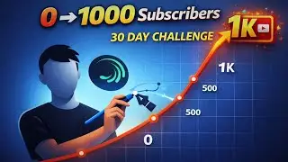 Can I Reach 1000 Subscribers in 30 Days? 😱 Faceless Channel Experiment 2026 #YouTubeGrowth #Faceles