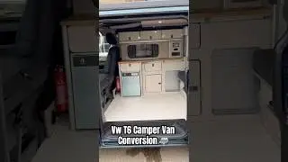 Van Tour - Volkswagen T6 Camper Van Conversion #shorts