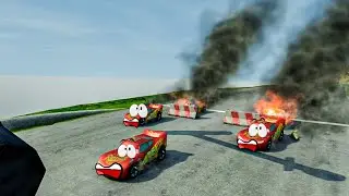 The Ultimate Showdown LIGHTNING McQUEEN Beamng drive