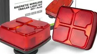 No Wires Needed! 🚫🔌 Agrieyes Wireless LED Trailer Lights Kit Review & Test