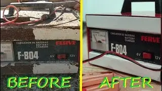 RESTAURACION DE UN VIEJO CARGADOR DE BATERIAS FERVE