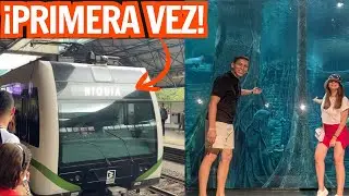 Nos subimos al METRO por primera vez 🚇 | Parque Explora y acuarios en Medellín 🇨🇴