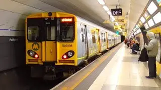 Trains at Moorfields - 12/03/20