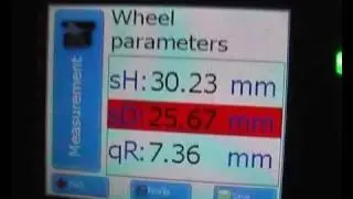 Laser profilometer for railways