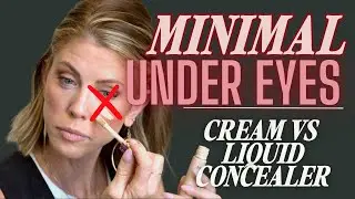 Minimal Undereyes | Cream vs Liquid Concealer Tutorial