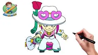 How To Draw Baddie Alli | Brawl stars | Easy Drawing Tutorial