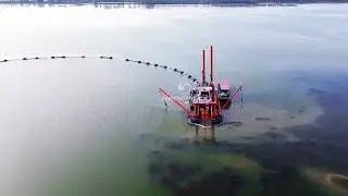 Immerse yourself in Beautiful Dredging construction site❤️❤️ #good looking cutter suction dredger