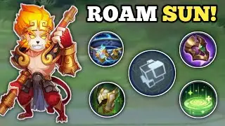 ROAM SUN NO COOLDOWN + REGEN HACK! (mythical honor!🙉) SUN BEST BUILD -MLBB