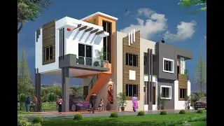 P.Sardar Architectural Designing Studio | Kolhapur Site | Before - After | Bungalow 3D Design | 2025