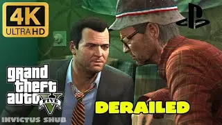 GTA V PS5 &ndash; Derailed Train Heist | Michael & Trevor | 4K 60FPS No Commentary