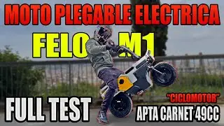 FELO M1: &iquest;La mejor moto plegable el&eacute;ctrica con carnet AM? 🔥 Full Test