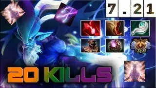Dota 2 - Datbb [Leshrac] He Know exactly to Destroy Puck mid Lane | Game Update 7.21|
