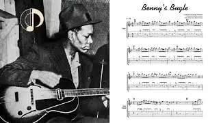 Charlie Christian - Benny's Bugle (6 takes) - Bb Blues - Guitar Transcription