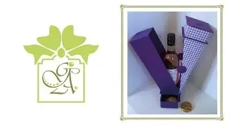 Small Wine Bottle And Gift Drop Sided Box With Two Drawers © (Gift Box Tutorial)
