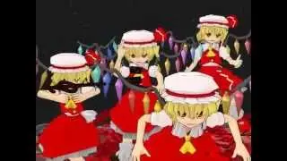 [Touhou][MMD] Marisa vs Flandre Dogfight 3D