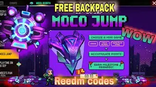 HOW TO GET FREE BACKPACK|| IN MOCO JUMP.