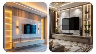 170+ Elegant TV Wall Designs 2025 | Modern Living Room Wall Decoration & Interior Ideas 