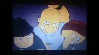 Insert this. (Good Characters) beating up (Bad Character)