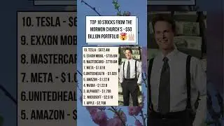 Top 10 Stocks From The Mormon Church&rsquo;s ~$50 Billion Portfolio🤯