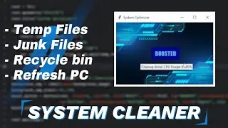 Creating a Computer Cleaning Program with Python Tkinter