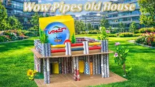🏚️ How to Make an Old House with Pipes (DIY)