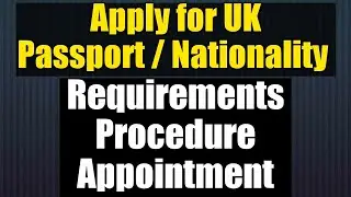 how to Apply for UK Passport | JTC Consultant |