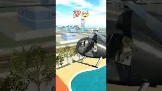 Helicopter Jump Challenge in Indian Bike Driving 3D #shorts