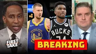 FIRST TAKE | Giannis to Heat - Stephen A. Smith BREAKING: Warrior & Wolves abandoned their pursuit