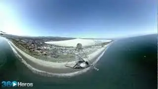 Google Earth 360 Video of Glider using 360Rize 360 Video Gear