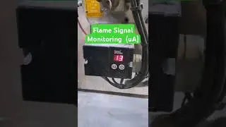Kromschroder Burner controller Flame signal monitoring in microamperes