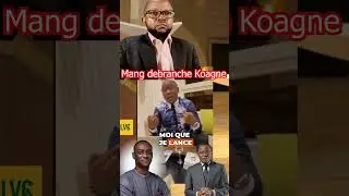 Jacques Bertrand Mang d&eacute;branche koagne : J'ai pris mes distances de ce Mr qui veut nuire &agrave; Kamto