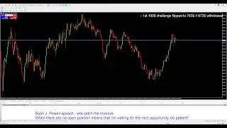 $100 Live Account Flip Trading Challenge  Powell speaks 22/08/2025 part 2 | Live Forex | FTMO