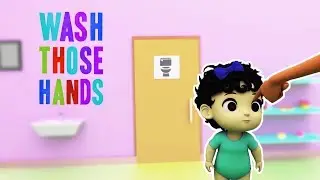 Wash Your Hands Song for Kids | Good Habits Nursery Rhymes For Children