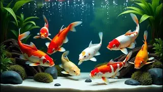 Aquarium Ambience | Calming Fish Tank Bubbles for Sleep, Study & Deep Relaxation
