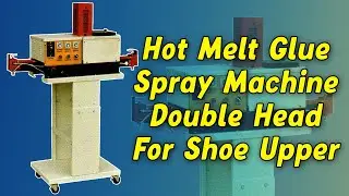 Hot Melt Glue Spray Machine Double Head