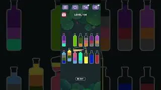 Water Sort Puzzle Game Level 138 | Water Sort Puzzle | Color Sorting Game | Gaming Shortcuts |