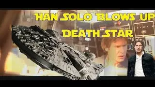 Second Death Star destroyed by Han, Luke and Chewie - Battle of Endor EDIT