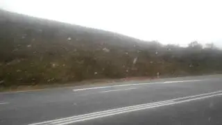 Snowfall on Du Toitskloof Pass