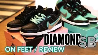 Nike SB Dunk Diamond - On Feet / Обзор (при участии Tiffany's 2014)